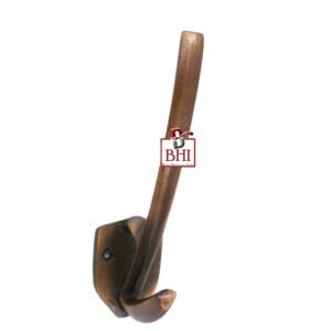 Cast Iron Hat & Coat Hook 140mm #2629 Copper Antique Finish