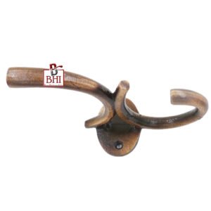 Cast Iron Hat & Coat Hook 120mm #2634 Copper Antique Finish