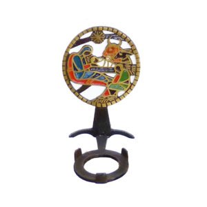 Brass Color Meena "Candle Holder" 125mm #2664