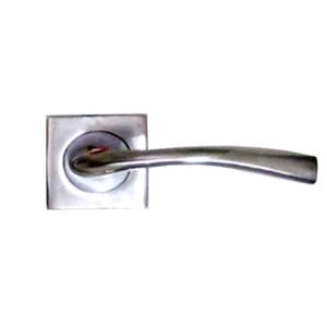 ZINC DOOR HANDLE ON SQURE ROSE 120x53x53mm #2721