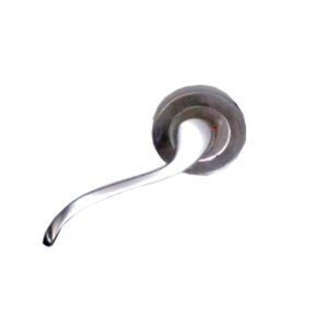 Zinc Door Handle On Round Rose  110x50mm DIA #2722