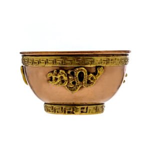 Copper Offering Dragon Bowl for Altar Use, Rituals, Smudging, Decoration, and More Copper Bowl Witchcraft Serving Offering Smudging Bowl Multipurpose Use 77mm #2789