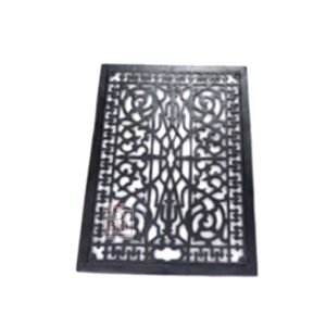 Cast Iron Doormat - Vintage & Beautiful Vine Design & Large Front Door Mat - Non-Slip Outside Mat Shoe Scraper - Decorative Entrance Mats 780mm #2820