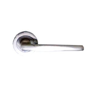 Zinc Door Handle On Square Rose 115mm HANDLEx50mm #2840