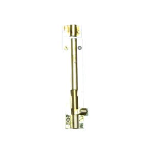 Door Lock Bolt Brass Sliding Latch Bolt with Screws - Lock for Bathroom, Bedroom, Toilet, Shed, Pet Doors Polish Brass Finish 100mm #2971