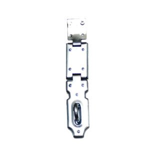 Ironmongery Galvanized Lockable Hasp & Staple 190x32mm #3036
