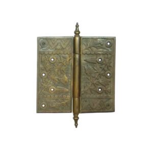 Brass American Decorative Door Hinge Large Heavy 155mm #3088  (Set of 4 Pcs)