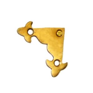 Brass Corner Plate 65x65mm #3112