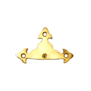 Brass Corner Plate 120x60mm #3113