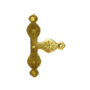 Brass Corner / Plate 80x45mm #3116