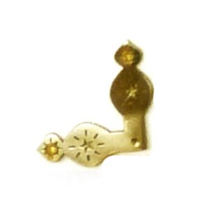 Brass Corner/ Plate 40x40mm #3117