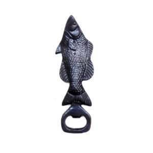 Cast Iron Beer Bottle Opener Fish Design Retro Style Opener Wine Bottle Opener Birthday Gifts for Dad Husband etc for Bar Kitchens Bottle Opener Save Water Drink Beer Vintage Antique Pub Top Bottle Opener, Wine Gifts for Men ,Dad ,Fans, wine Champagne, Birthday Gifts Christmas Gifts for Men Dad Women 160mm #3132