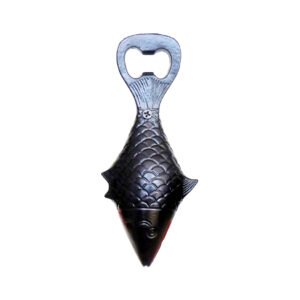 Beer Bottle Opener Fish Design Retro Style Vintage Beer Bottle Opener Cast Iron Wine Bottle Opener Birthday Gifts for Dad Husband etc Cast Iron Bottle Opener for Bar Kitchens Bottle Opener Save Water Drink Beer Vintage Antique Pub Top Bottle Opener, Wine Gifts for Men ,Dad ,Fans, Bottle Openers for Wine Champagne, Birthday Gifts Christmas Gifts for Men Dad Women,Beer Accessory Gifts with Gift Bag 170mm #3133