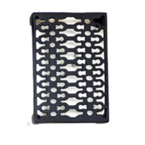 Cast Iron Air Vent Grill Antique Old Slotted Victorian Decorative Style Open Outdoor Air Vent Ornate Quality Solid Matt Black Finish 230mm #3149