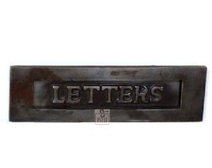 CAST IRON LETTER PLATE VICTORIAN STYLE	260mm #3154