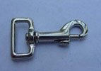 Snap Hook Brass Dog Hook Nickel Plated # 32006