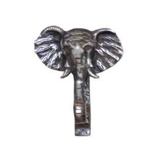 Cast Iron Door Knocker Elephant 180mm  #3270