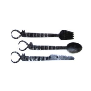 Forged Iron Viking Cutlery Set #3291