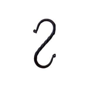 Hand Forged Iron S Hook 100mm #3302