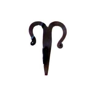 Hand Forged Iron Hook 90mm #3304