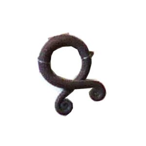 Hand Forged Iron Pendent 28mm #3309