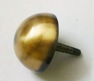 Decorative Nail Heads Antique Brass Door Nails Clavos Door Domes - 25mm #1814