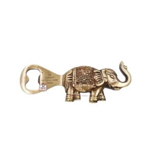 BRASS BOTTLE OPENER ELEPHANT 125mm#3781