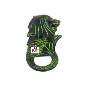 Bottle Opener "LION FACE" Wine Gifts for Men ,Dad ,Fans, Bottle Openers for Wine Champagne, Birthday Gifts Christmas Gifts for Men Dad Women, Brass Beer Accessory Gifts with Gift Bag 110mm #3932