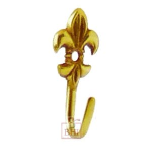 Brass Curtain Tie Hook # 7367
