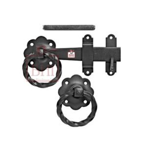 Ironmongery Ring Gate Latch - Twisted Ring 150mm #4023