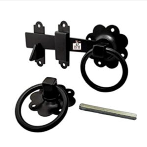 Sheet Iron Plain Ring Gate Latch 150mm #4022
