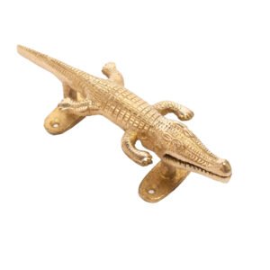 Brass Door Pull Handle - Crocodile 210mm #4058