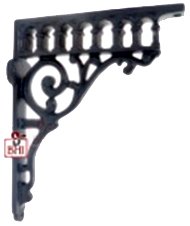 Cast Iron Shelf Support Bracket 235mm #3687