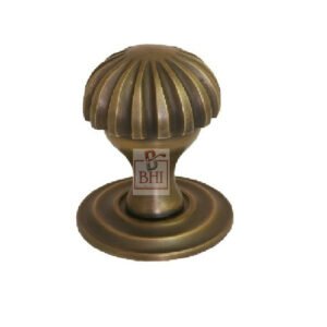 Cast Iron Door Knob Fixed 50mm Dia #5076