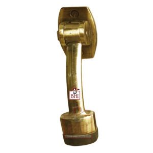 Brass Door Stop, Kickdown Door Stopper, 130mm Brass Door Stops Indoors Outdoors Heavy Duty Commercial Doorstop Holder Keep Door Open Polish Brass Finish	130mm #5088