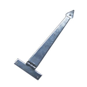 Hand Forged Wrought Iron Spear Tee Door Hinge Hammered 300mm #535