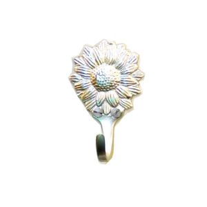 Aluminum Curtain Tie Hook - Sun Flower 80mm #578