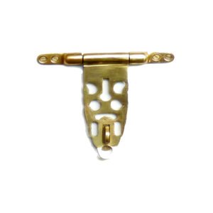 Brass Trunk Box Lockable Hasp Staple Arabic design 110mm #588