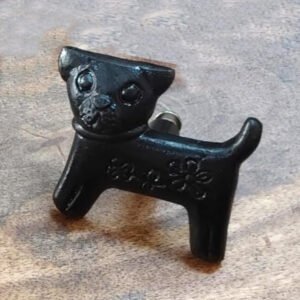 Iron Cabinet knob Dog 55mm # 8863 (Set of 6 Pcs)