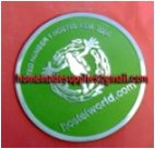 Aluminum Door Sign Plaques "Volted Number Hostel Asia 2006" Green Colour Finish 200mm #6019