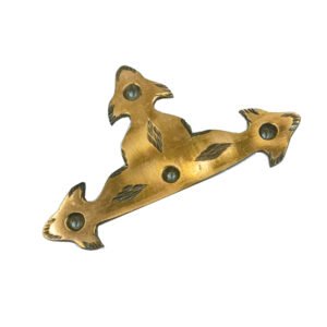 Brass Corner Plate 115mm #6035