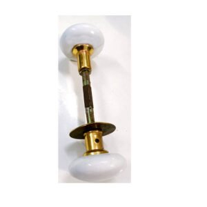 Brass Ceramic Door Knob 50mm #6050