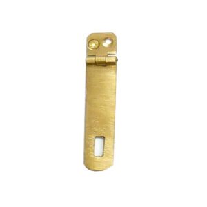 Brass Trunk & Box Lockable Hasp Staple Victorian 90mm #606