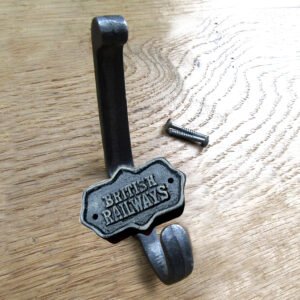 Cast Iron Coat & Hat Hook -British Railways 85mm #6091