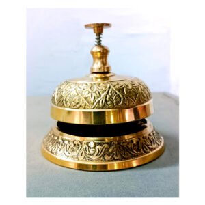 Brass Table Desk Calling Bell 95mm #6182