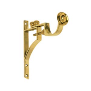 Brass Curtain Bracket #6381