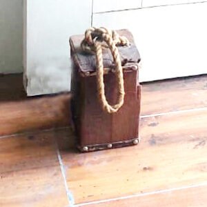 Pedestal Vintage Wooden Door Stopper 175mm #6564