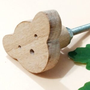 Cabinet Knob Wood 43mm #6677 (Set of 6 Pcs)
