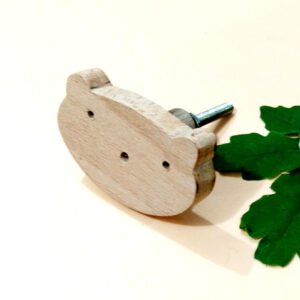 Cabinet Knob Wooden Animal 53mm #	6680 (Set of 6 Pcs)