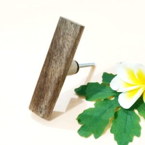 Cabinet Knob Wood 75mm #6697 (Set of 6 Pcs)